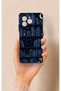 Omix X7 Compatible Night Themed Bookshelf Patterned Silicone Case