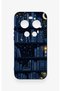 Mi 17 Ultra Compatible Night Themed Bookshelf Patterned Silicone Case - 3