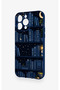 iPhone 13 Pro Max Compatible Night Themed Bookshelf Patterned Silicone Case - 4
