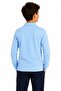 100% Cotton Polo Non-Curling Collar Long Sleeve School T-Shirt Breathable Fabric - 4