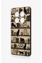 Redmi Note 14 Pro 5g Compatible Vintage Black Cat Pattern Silicone Case - 4
