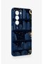 Oppo A5 5g Compatible Night-Themed Bookshelf Patterned Silicone Case - 3