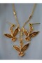 Jewelry set - gold color - - 2