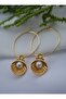 Earrings - Gold Color - - 2