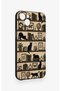 Vintage Black Cat Pattern Silicone Case Compatible with iPhone 14 Plus/15 Plus - 3