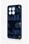 Poco X6 Pro Compatible Night-Themed Bookshelf Patterned Silicone Case - 4