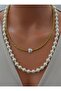 Necklace - Gold Color -