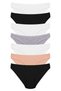 Women's Soft Colored Cotton Stretch Fabric Briefs 7-Pack 37000-602