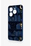Tecno Spark 20 Pro Compatible Night-Themed Bookshelf Patterned Silicone Case - 4