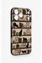 iPhone 17 Pro Max Compatible Vintage Black Cat Pattern Silicone Case - 3
