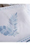 Vions King Size 100% Cotton Karde Printed Bed Sheet Pique Set - Blue - 5