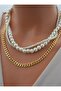 Necklace - Gold Color -
