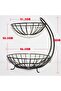 Duo Fruit Basket Vegetable Holder, Two-Tier Storage Box - 6