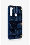 Redmi Note 8 Compatible Night Themed Bookshelf Patterned Silicone Case - 3