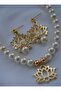 Jewelry set - gold color -