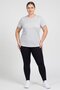 Women Sportswear Fit Short Sleeve Training T-Shirt, Heather Grey - 2