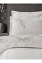 Firenze Embroidered Cotton Satin Double Duvet Cover Set - 3