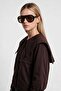 Wide Collar Short Trench Coat Laz0018 Brown - 2