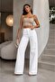 White Wide Leg Jean Pants