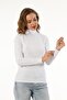 Women's Lycra Turtleneck Long Sleeve Bodysuit - Flexible and Comfortable Basic - 3