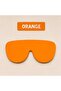 Protective Silicon Glass Lens Cover, Suitable For Glass Lens Protection & Storage Orange - 2