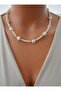 Necklace - White -