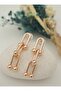 Chain Earrings - Rose - - 4