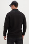 Zippered Stand Collar Pocket Regular Fit Jacket - 8
