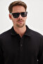 Half Button Polo Collar Pique Sweatshirt - 7