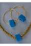 Jewelry set - gold color - - 3