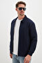 Zippered Polo Collar Pocket Jacket - 3