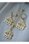 Jewelry set - gold color - - 4