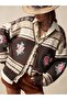Floral Detailed Design Cardigan - 2