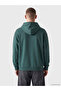 Vizyon New Season Green Long Sleeve Men's Thick Hoodie - 4