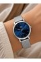 Women's Wristwatch Silver Color Mesh Steel Band Casual and Stylish Combination Japanese Machine Gift Boxed