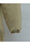 Zippered Elastic Two-Threaded Top and Bottom Set - Mink - 3