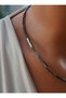 Hematite Necklace - Multi-Colored - - 2
