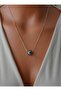 Crystal Necklace - Gold Color -