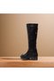 Women's Tan Skin Boots-Tassel Detailed Drawstring Boots - 4