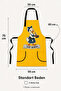 Kitchen Apron Set of 2 for Women and Men, Stain-Resistant, Water-Repellent, Printed, Colorfast Fabric Apron - 4
