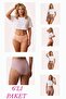 1018 Women's Classic Cut Cotton Plain Bato Panties 6 Pack