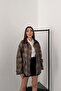 Mustard Collar Garnished Plaid Jacket - 2
