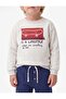 Long Sleeve Crew Neck Print Detail Sweatshirt - 2