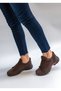 5506 Eren Shoes&Bag Genuine Leather Nubuck Rubber Lacing Detailed Serrated Non-Slip Sole Comfortable Daily Shoes Real Leather Nubuck Brown - 2