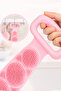 Silicone Back Scrubber Shower Washcloth Double Sided 70 cm Bath Brush Body Cleaning Massage Apparatus - 6