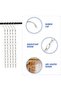 5 Piece Stainless Steel Hanger Chain, Closet Organizer and Storage, Space Saving Hanger, Great for S - 2