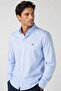 Men's Slim Fit Blue Shirt Slim Fit Cotton Men's Shirt Blue - 2