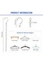 5 Piece Stainless Steel Hanger Chain, Closet Organizer and Storage, Space Saving Hanger, Great for S - 3