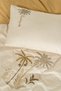 Embroidered Ranforce Double Duvet Cover Set Palmira Mustard - 2