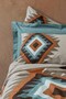 Ethnic Double Duvet Cover Set Nomad Mint - 3